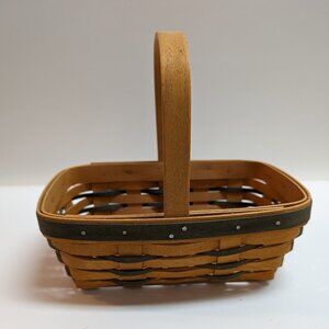 Vintage 1997 Green Detail Longaberger Basket